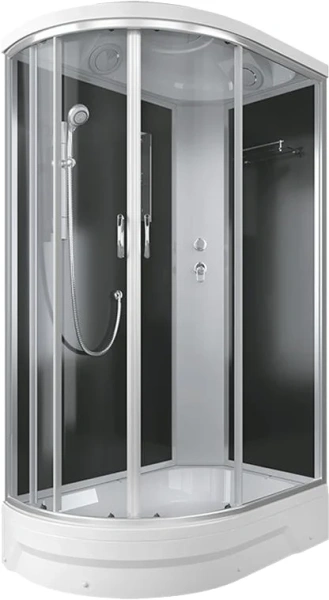 Душевая кабина Erlit Comfort 120х80 см профиль хром ER351226R-C4-RUS (детальная фотография), асимметричные