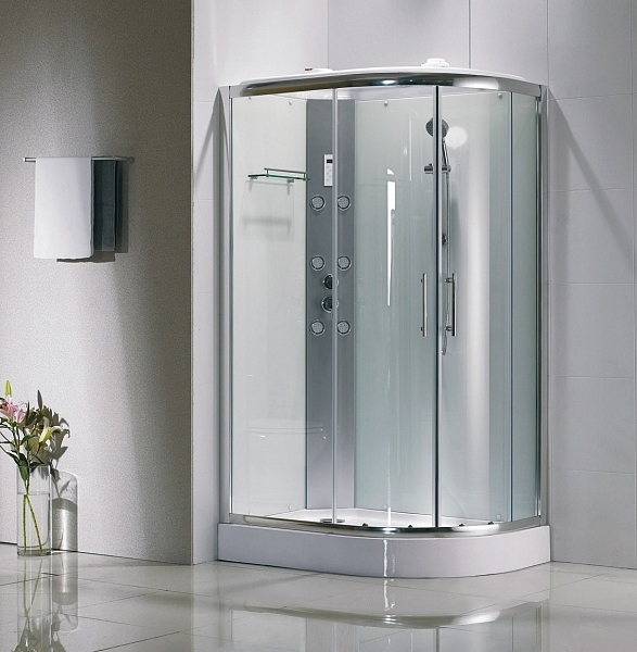 Душевая кабина c гидромассажем Bandhours 160181211 (детальная фотография), асимметричные