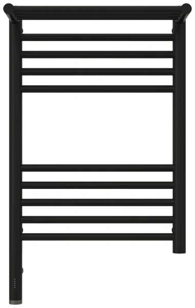 Полотенцесушитель электрический Сунержа Богема 3.0 6040 40х60 см с полкой (детальная фотография), хром, золото, другие, черный