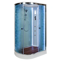 Душевая кабина Deto EM 120x80 см асимметричная