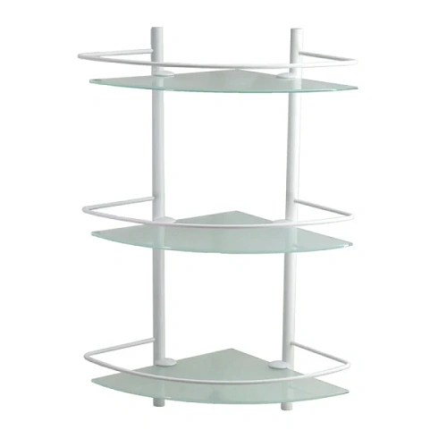 Полочка для ванной WasserKRAFT Kammel белая матовая - фото 1