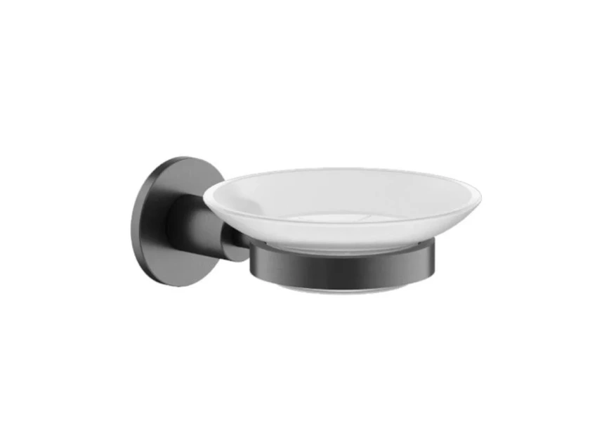 Мыльница Sancos Base вороненая сталь SC9031GG (детальная фотография)