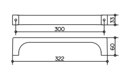 Поручень для ванной  Keuco Edition 11 11107 11107 010000 (детальная фотография), современные, hi-tech