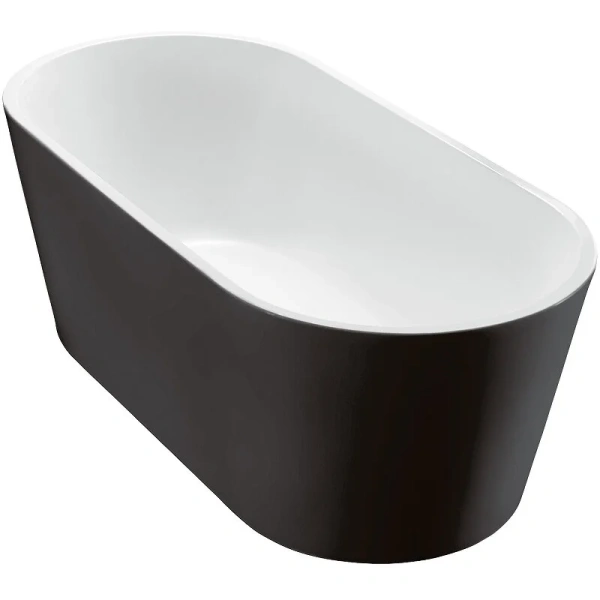 Ванна акриловая BelBagno 180x80 см без перелива черная BB71-1800-NERO-W0 (детальная фотография), акриловые
