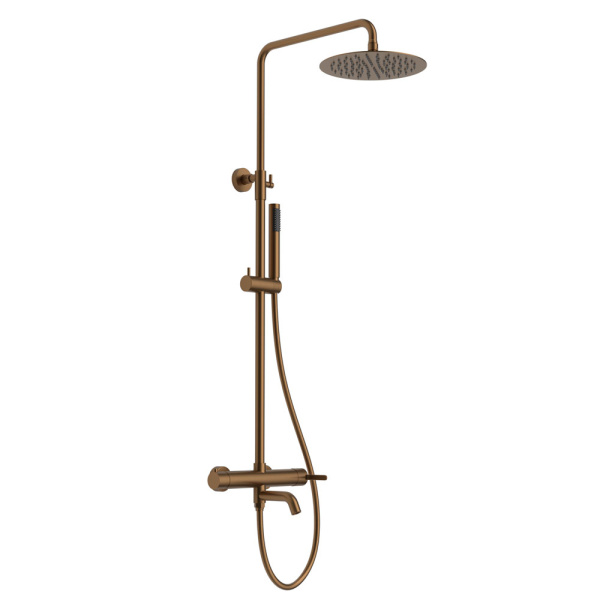 Душевая стойка ALTROBAGNO Unione 030211 медь матовая ALTROBAGNOUnione030211BC (детальная фотография)