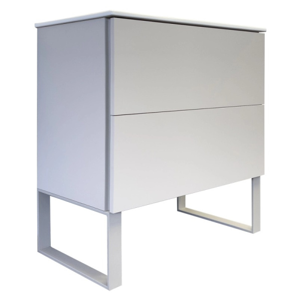 Тумба с раковиной Comforty Бильбао 80Н 80 см серый шёлк 00-00017176CF (детальная фотография)