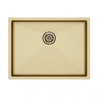 Мойка для кухни Paulmark Next 58 см брашированное золото