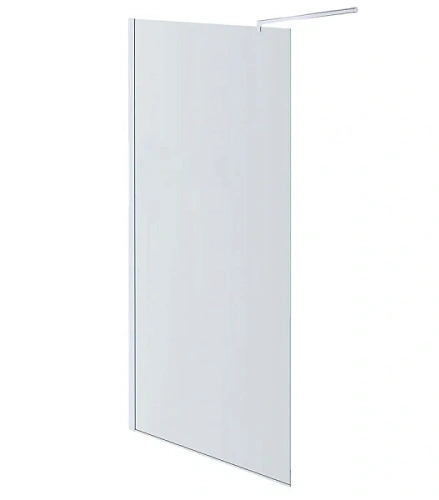 Душевая перегородка Акватек 80 см профиль хром - фото 2