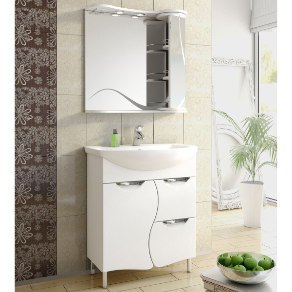 Раковина santek Балтика-70 1.WH20.7.776 (детальная фотография), прямоугольной формы