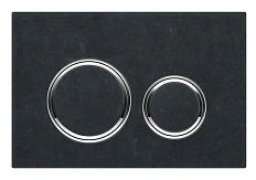 Клавиша смыва Geberit Sigma серая/хром глянцевый