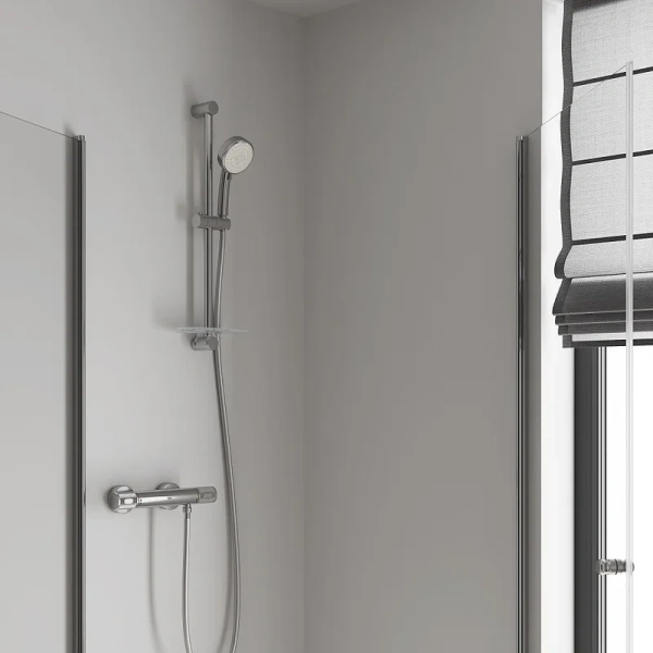 Термостат для душа Grohe Grohtherm 1000 Performance 34776000 (детальная фотография), современные, hi-tech