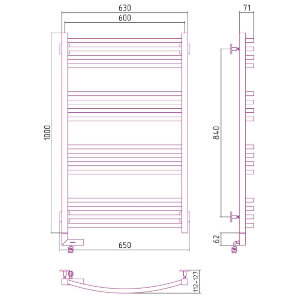 Схема (детальная фотография), черный