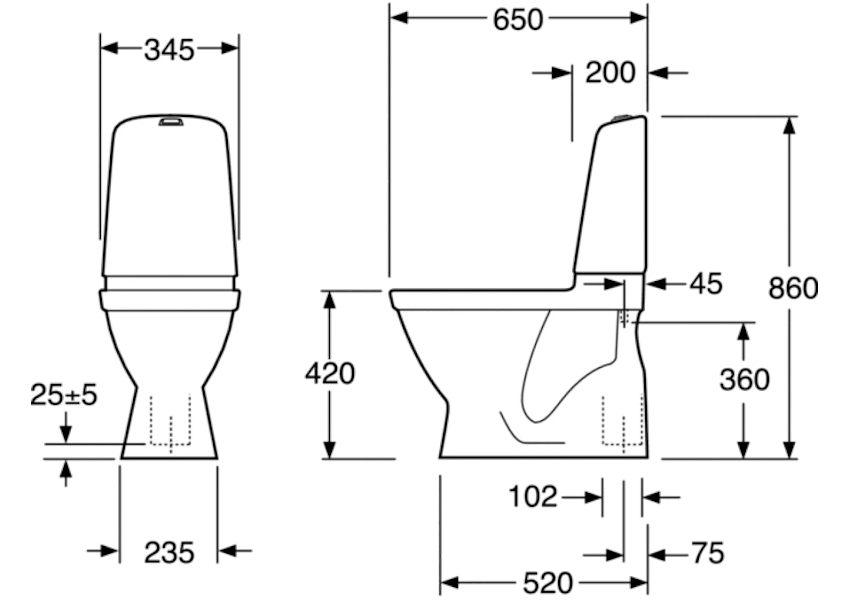 Схема (детальная фотография), с бачком