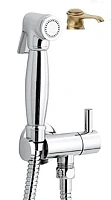 Гигиенический душ с запорным вентилем бронза Emmevi 