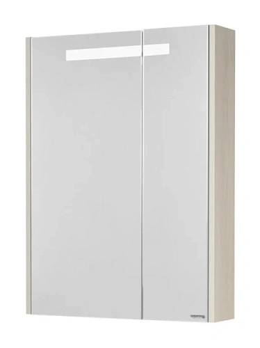 Зеркальный шкаф с подсветкой Акватон Верди 60 см белый, ясень фабрик - фото 3