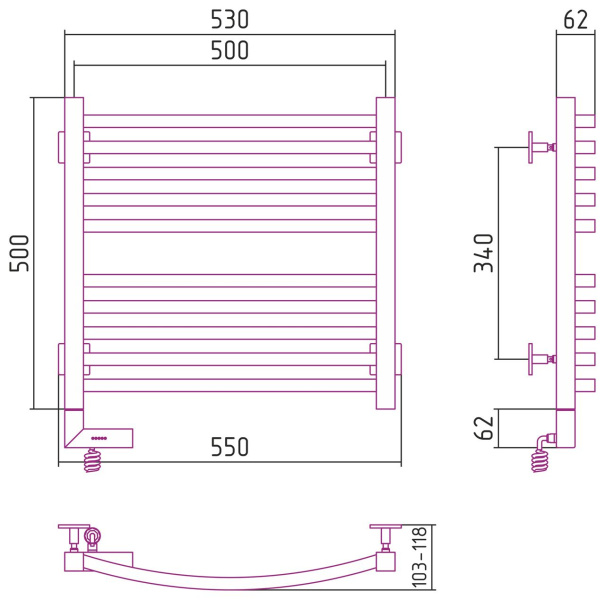 Схема (детальная фотография), золото