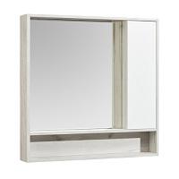 Зеркальный шкаф Акватон Флай 100 см белый/дуб крафт