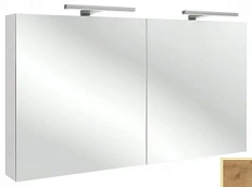 Зеркальный шкаф с подсветкой Jacob Delafon 120 см арлингтонский дуб