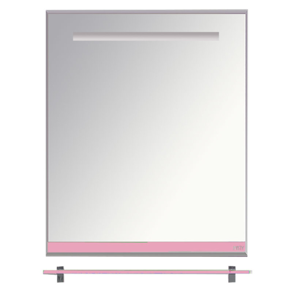 Зеркало с полочкой, цвет  розовый, Misty Джулия Л-Джу03065-1210 (детальная фотография)