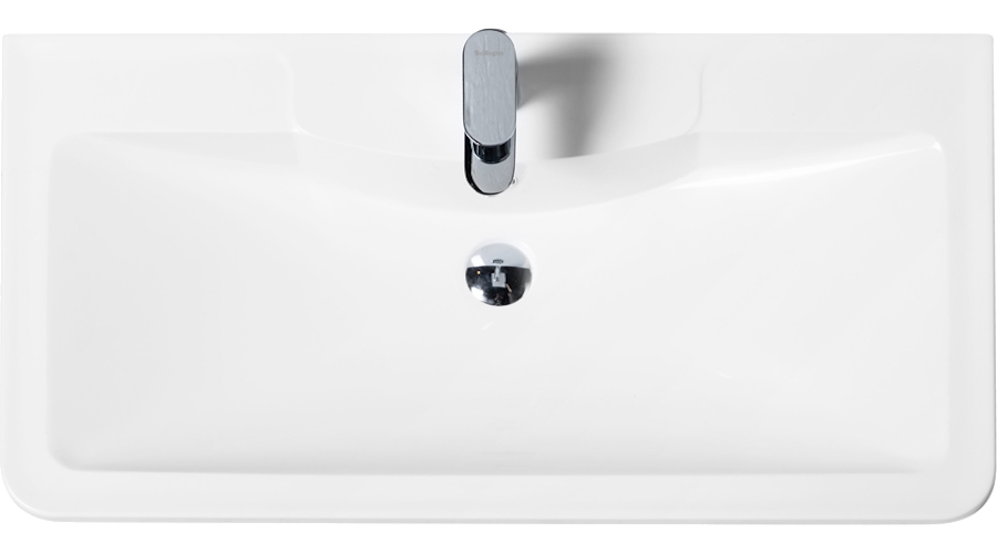 Раковина мебельная BelBagno 80 см из литьевого мрамора BB800/455-LV-MR-ALR (детальная фотография), в наличии