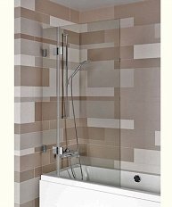 Шторка для ванны левая Scandic M109 100x150 см