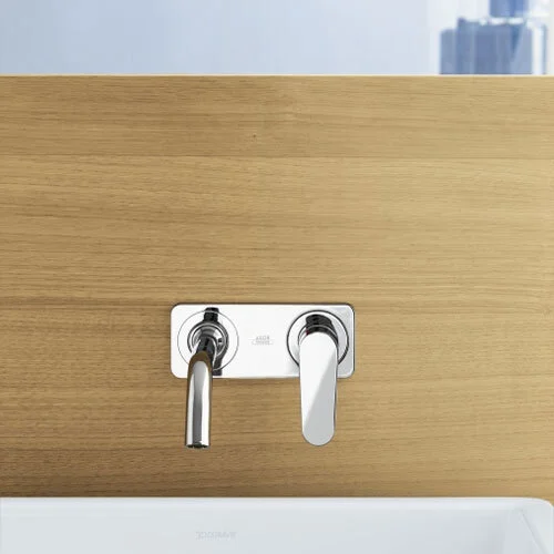 Смеситель для раковины Axor Citterio M 34112 однорычажный (детальная фотография), хром