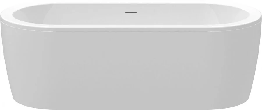 Ванна акриловая Cezares Slim 180x80 см белая SLIM CENTRAL-180-80-60-W37-SET (детальная фотография), акриловые