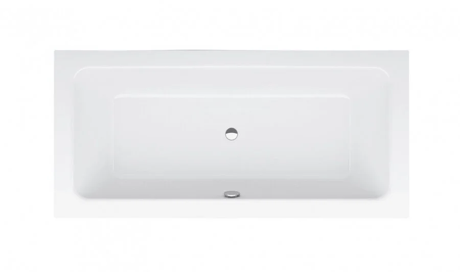 Ванна стальная Bette One, 180 х 80 х 42 см с шумоизоляцией, для удлиненного слива-перелива, белая, 3313-000 (детальная фотография), прямоугольные