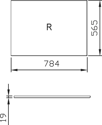 Боковая панель Ravak 80 см правая, дуб X000001066 (детальная фотография) index_1