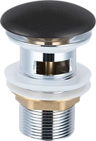 Донный клапан Vincea черный матовый