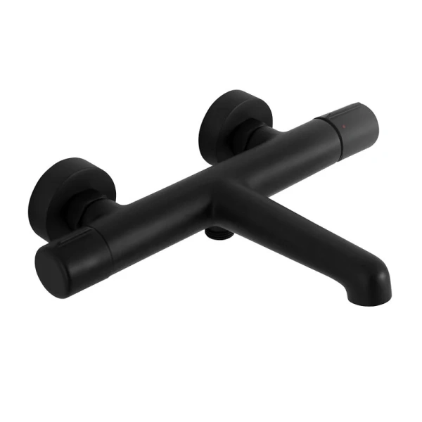 Смеситель для ванны BelBagno Uno черный матовый UNO-VASM-NERO (детальная фотография)