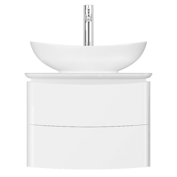 Тумба под раковину подвесная Velvex Luna 60 см белая tpLUN.60-21.43 (детальная фотография)