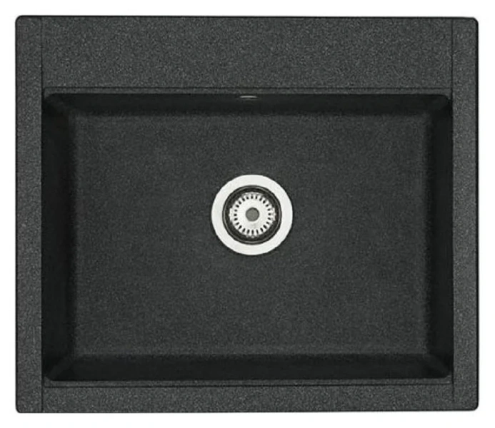 Мойка для кухни Акватон Делия 60 см графит 1A715232LD210 (детальная фотография)