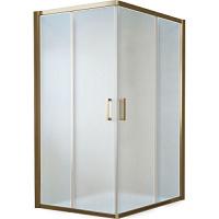 Душевой уголок профиль бронза стекло сатин Vegas-glass