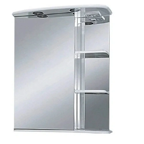 Зеркальный шкаф с подсветкой Misty Магнолия 60 см левый - фото 2