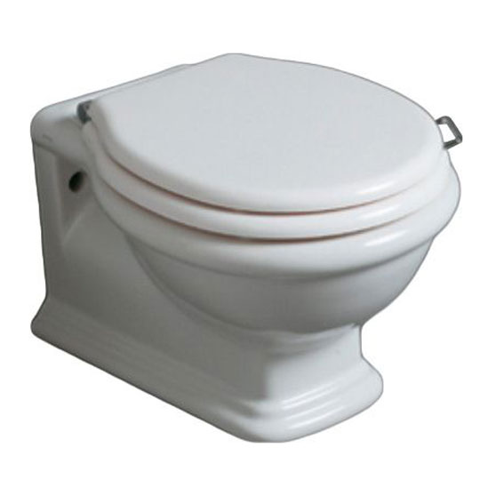 Унитаз подвесной Simas Lante белый LA18 BI (детальная фотография)