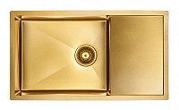 Мойка для кухни Paulmark Wing 78 см брашированное золото