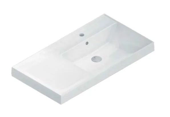 Раковина Kerama Marazzi Cubo 90 см правая CU.wb.90Rh (детальная фотография)