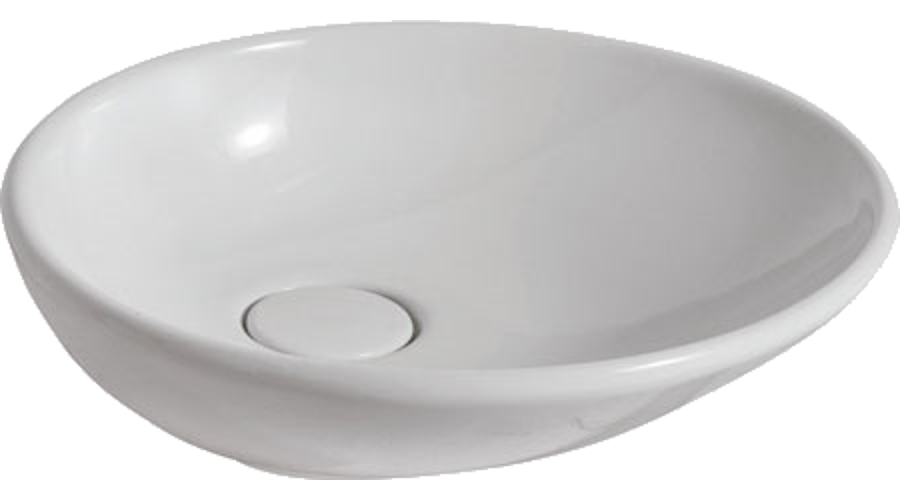 Раковина накладная, цвет белый, Globo Free LAT50.BI (детальная фотография)
