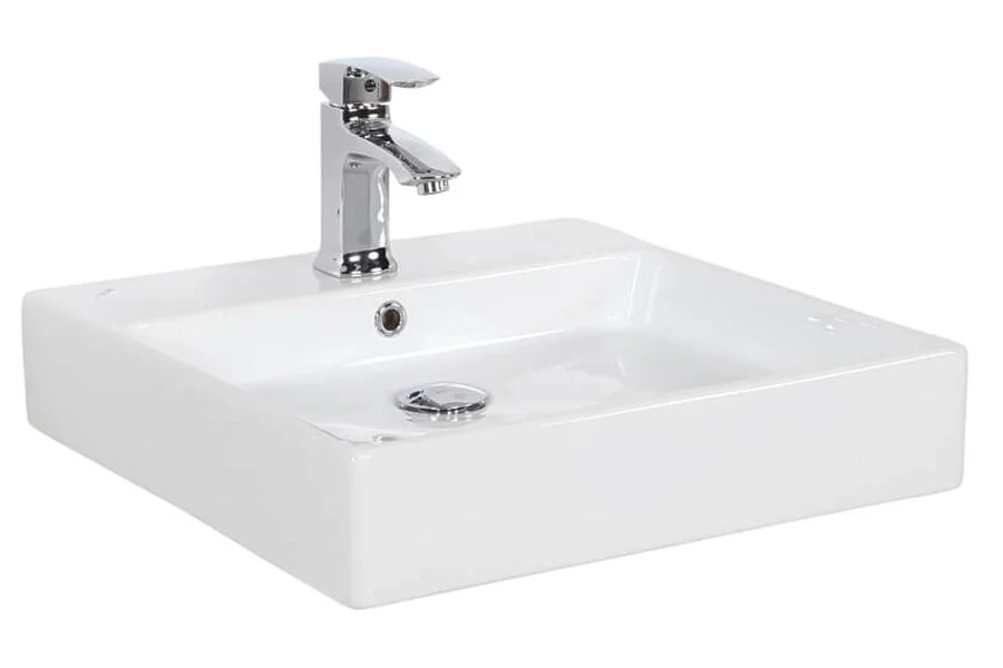 Раковина Creavit Next 50 см квадратная NX255-00CB00E-0000 (детальная фотография)