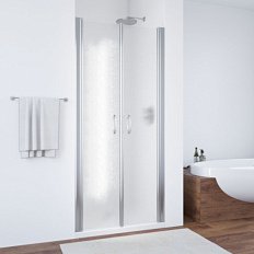 Душевая дверь стекло шиншилла Vegas-glass E2P 80 02