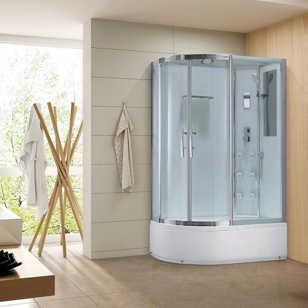 Душевая кабина Black&White Galaxy G5507 120x80 см левосторонняя 550712L (детальная фотография), асимметричные