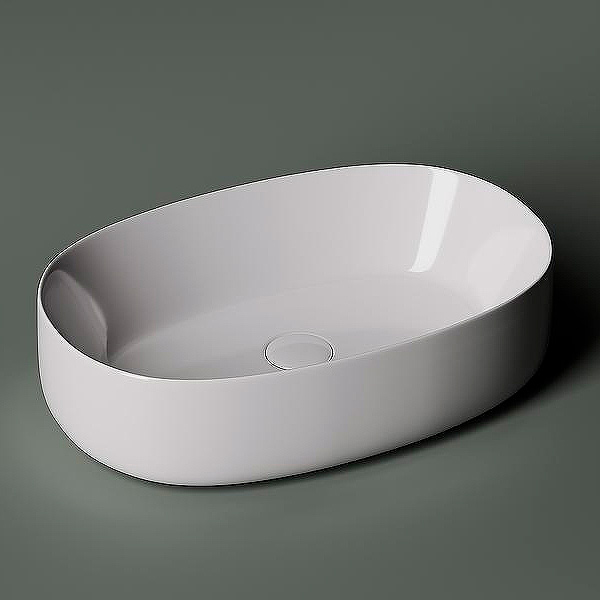 Раковина Ceramica Nova Element 54 см накладная CN5023 (детальная фотография), белые