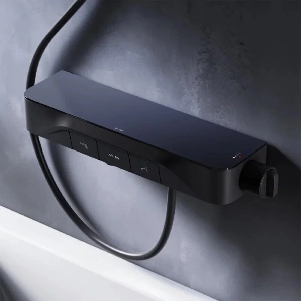 Смеситель для ванны Am.Pm Func черный матовый F8F10522 (детальная фотография), черные