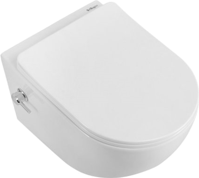 Унитаз подвесной BelBagno Marino со смесителем BB7026CH-TOR-BS/SC (детальная фотография), без бачка, со скрытым бачком