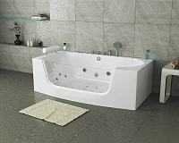 Ванна акриловая Grossman 185x90 см гидромассажная