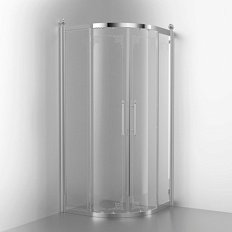 Душевой уголок Migliore Aurelia 90х90 см профиль хром стекло прозрачное декорированное