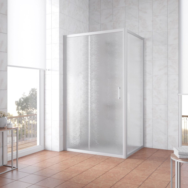 Душевой уголок Vegas-glass ZP+ZPV 120х70 (детальная фотография), стеклянные, угловые, без поддона