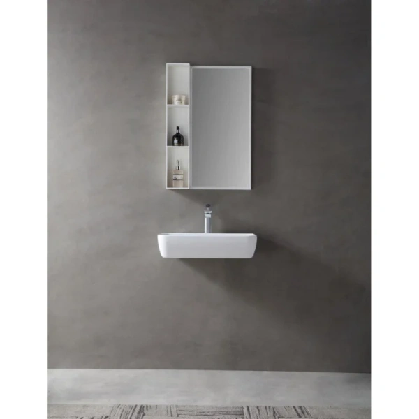 Раковина Abber Stein 60 см подвесная AS2654 (детальная фотография), белые