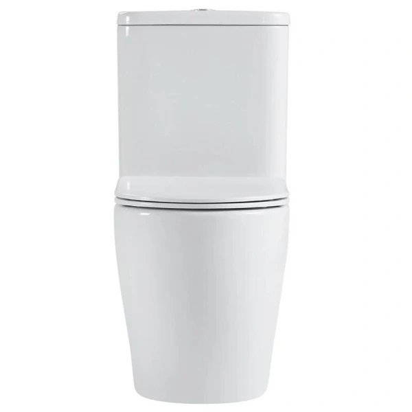 Унитаз компакт Black&White Universe с сиденьем микролифт 7789W (детальная фотография), с бачком